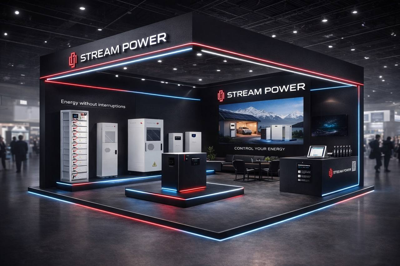 Stream Power exhibition stand