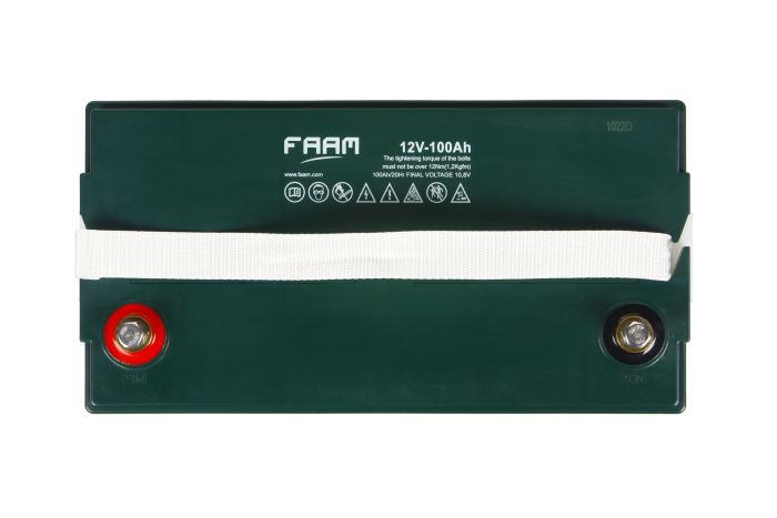 Акумулятор FAAM FLL12-100, 12В, 100А*год