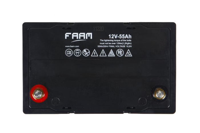 Акумулятор FAAM FHP12-55, 12В, 55А*год