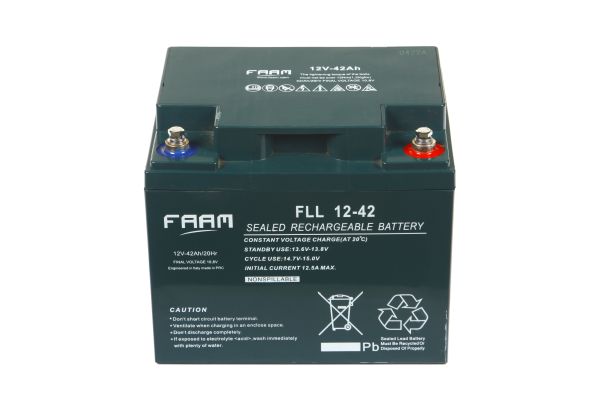 Акумулятор FAAM FLL12-42, 12В, 42А*год