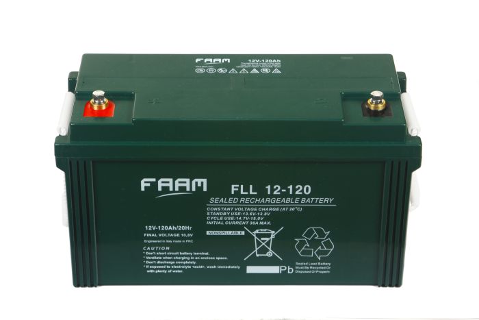 Акумулятор FAAM FLL12-120, 12В, 120А*год