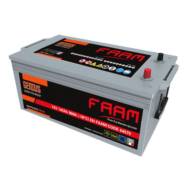 Акумулятор 6СТ-180 FAAM серії GENIUS 1100А 68072 