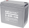 Акумуляторна батарея KIJO GY6-EVF-135G, 12V, 135Ah